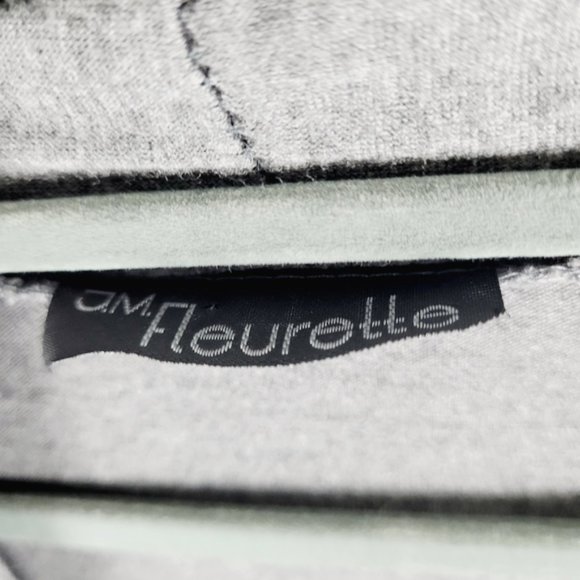 JM Fleurette | XL Gray Longline Open Cardigan - Picture 3 of 5